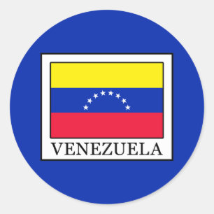 Venezuela Classic Round Sticker
