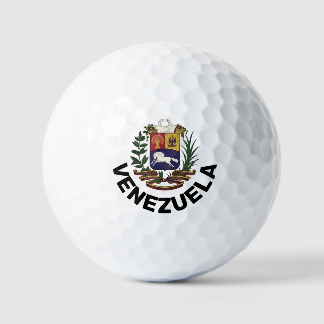 Venezuela coat of arms golf balls (Front)