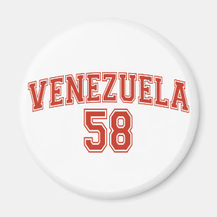Venezuela Country Code Magnet