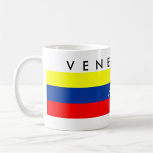 venezuela country flag nation symbol name text coffee mug