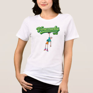 Venezuela Design 1987 – Retro 80s style Tri-Blend Shirt