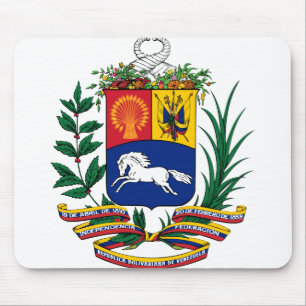 venezuela emblem mouse pad