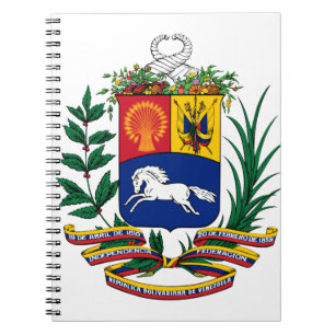 venezuela emblem notebook