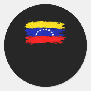 Venezuela Flag 2026 Libre Peace  Classic Round Sticker