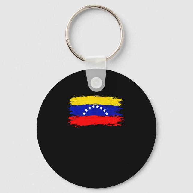 Venezuela Flag 2026 Libre Peace  Key Ring (Front)