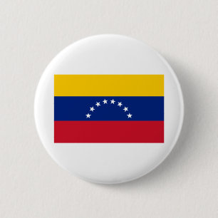 Venezuela Flag 6 Cm Round Badge