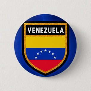 Venezuela Flag 6 Cm Round Badge