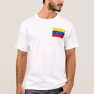 Venezuela Flag and Map T-Shirt