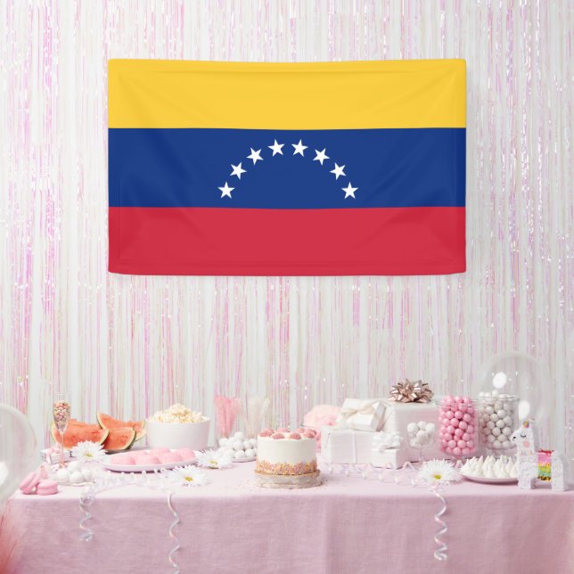 Venezuela flag banner (Party)