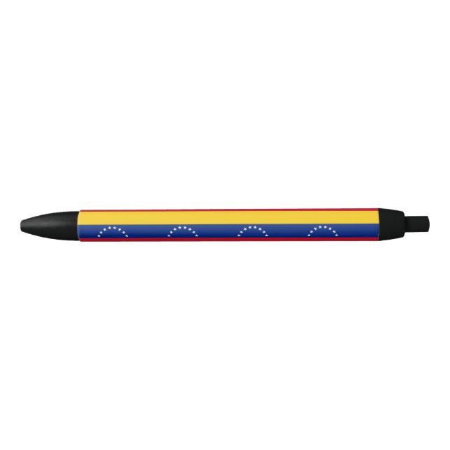 Venezuela Flag Black Ink Pen (Front)