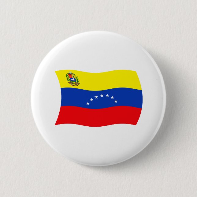 Venezuela Flag Button (Front)