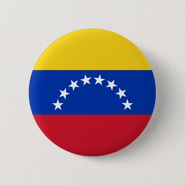 Venezuela Flag Button (Front)