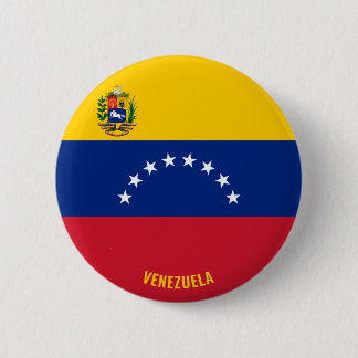 Venezuela Flag Charming Patriotic 6 Cm Round Badge