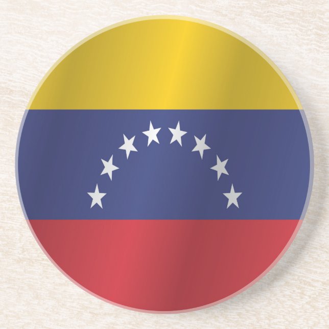 Venezuela flag coaster (Front)