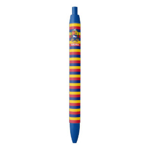 Venezuela Flag Cute Patriotic Black Ink Pen
