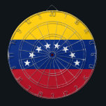 Venezuela flag dartboard<br><div class="desc">Official flag of Venezuela.</div>
