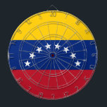 Venezuela flag dartboard<br><div class="desc">Official flag of Venezuela.</div>
