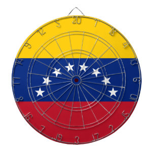 Venezuela flag dartboard