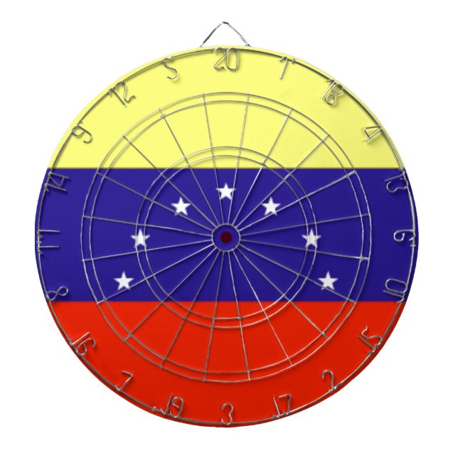 Venezuela Flag Dartboard (Front)