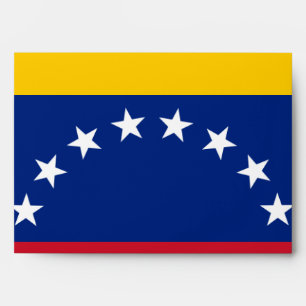 Venezuela flag envelope