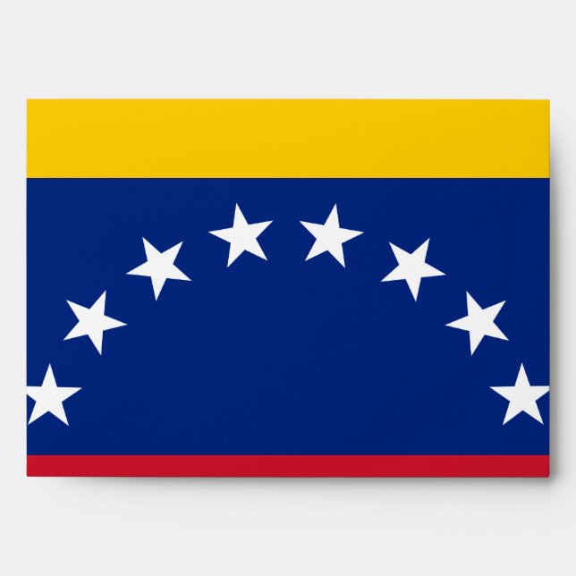 Venezuela flag envelope (Front)