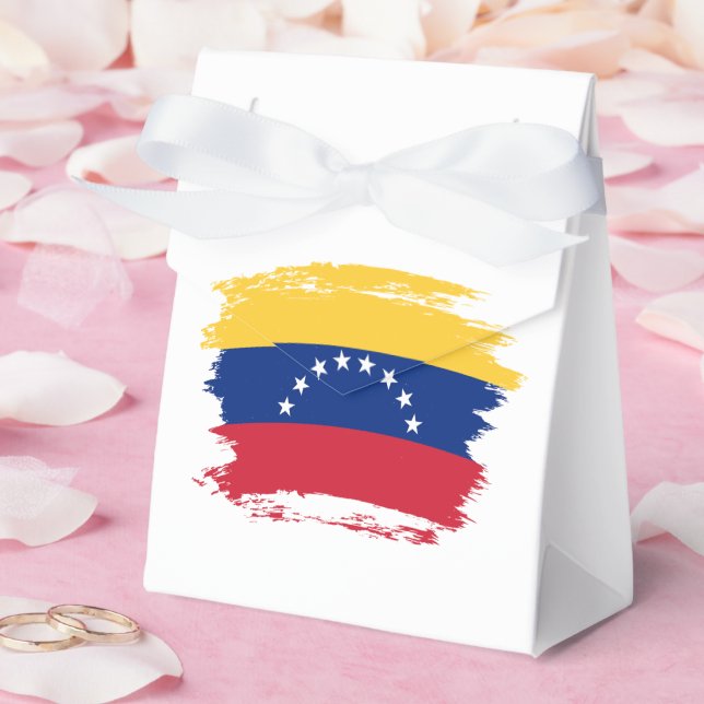 Venezuela flag favour box (Wedding)