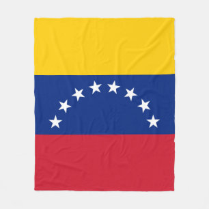 Venezuela flag fleece blanket