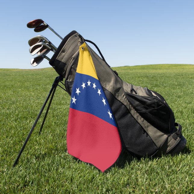 Venezuela flag golf towel (Green)