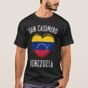 Venezuela Flag Heart San Casimiro City T-Shirt