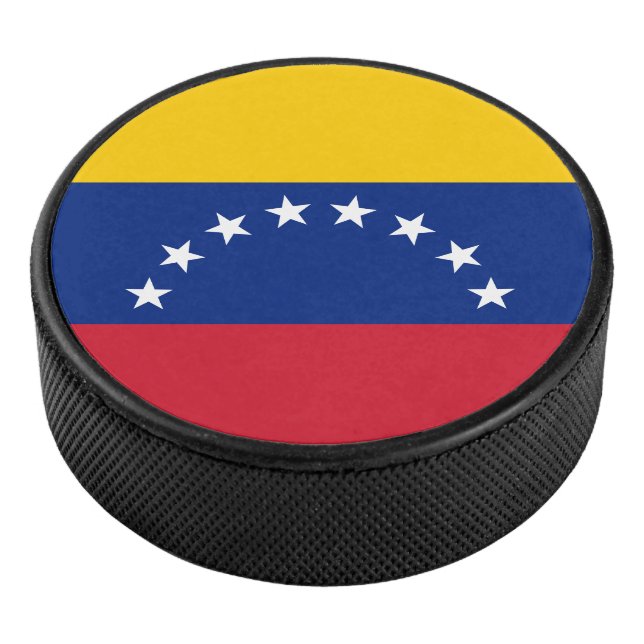 Venezuela flag hockey puck (3/4)