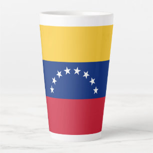Venezuela flag latte mug