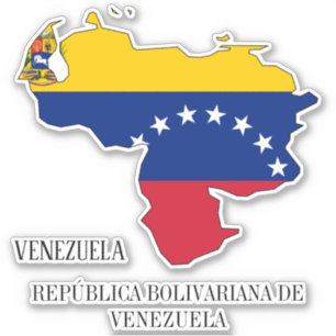 Venezuela Flag Map
