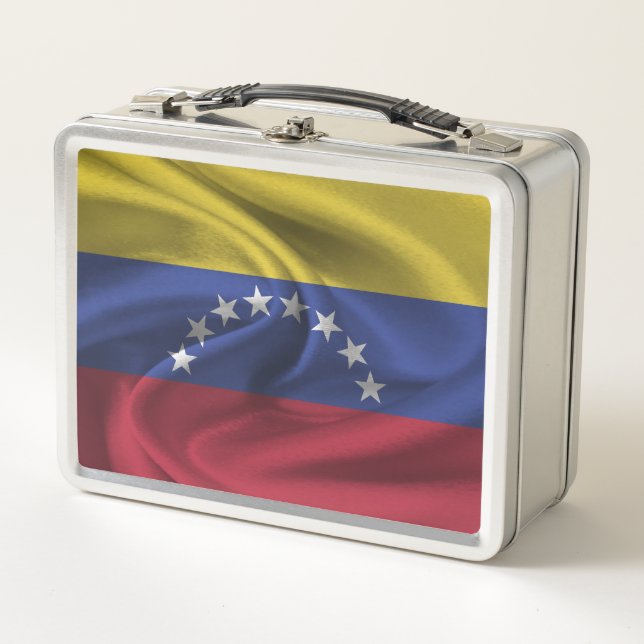 Venezuela Flag Metal Lunch Box (Front)
