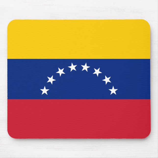 Venezuela Flag Mouse Pad (Front)