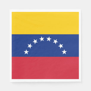Venezuela flag napkin