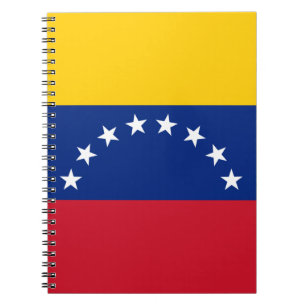 Venezuela flag notebook