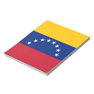 Venezuela flag notepad