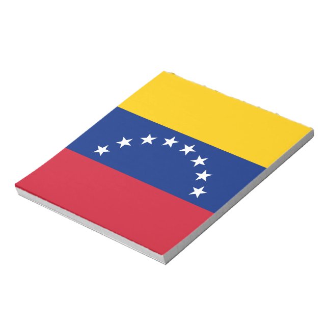 Venezuela flag notepad (Rotated)