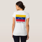 Venezuela flag patriotic Venezuelans T-Shirt (Back Full)