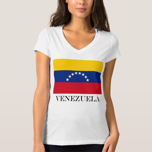Venezuela flag patriotic Venezuelans T-Shirt (Front)