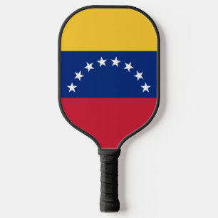 Venezuela flag pickleball paddle