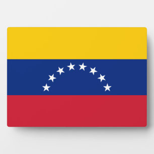 Venezuela flag plaque