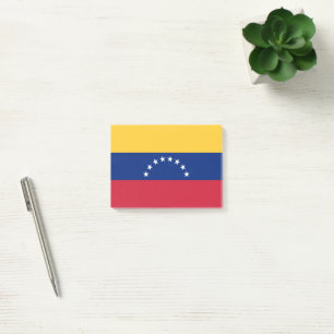 Venezuela flag post-it notes