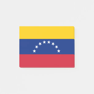 Venezuela flag post-it notes