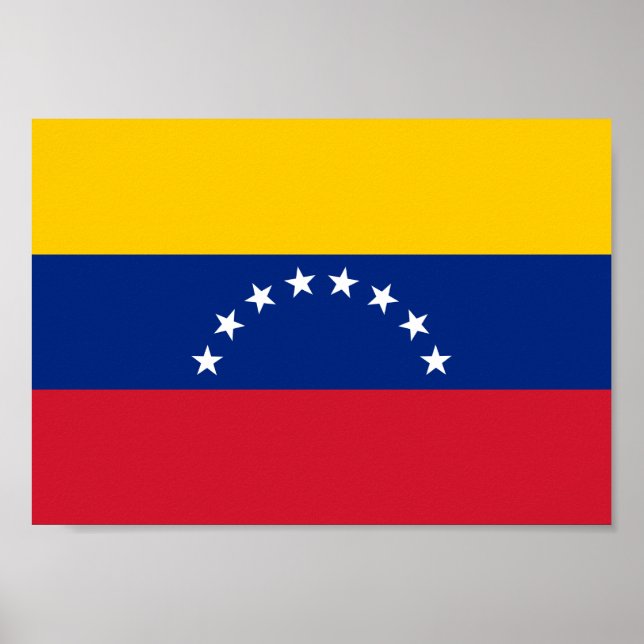 Venezuela Flag Poster (Front)