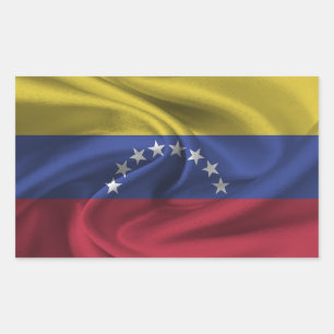 Venezuela Flag Rectangular Sticker