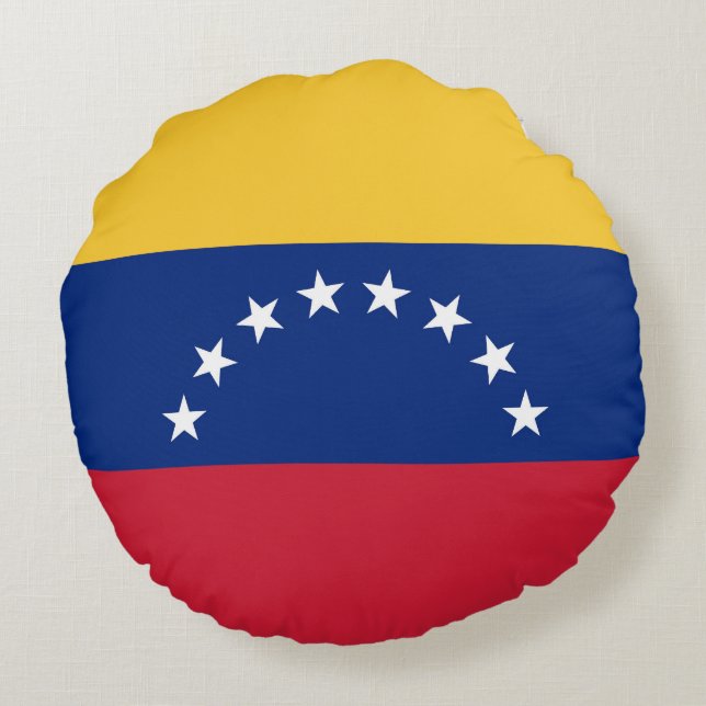 Venezuela flag round cushion (Back)