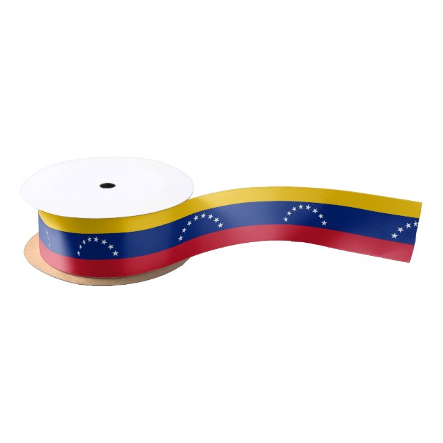 Venezuela flag satin ribbon (Spool)