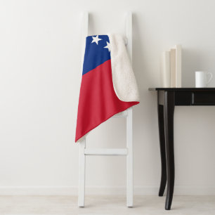 Venezuela flag sherpa blanket