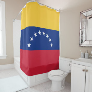 Venezuela flag shower curtain